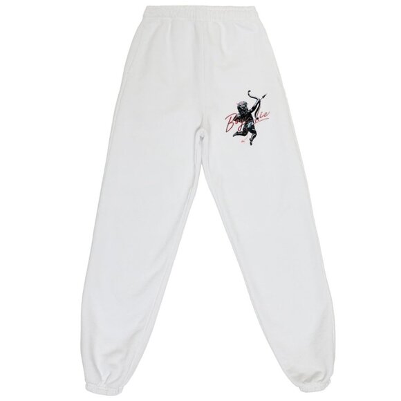 ⭐️NEW⭐️BOYS LIE / Metal Sweatpants White - Picture 3 of 4
